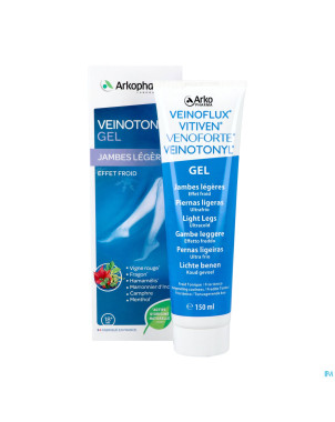 Veinotonyl gel jambes legeres effet froid   150ml