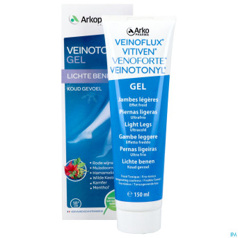 Veinotonyl gel jambes legeres effet froid   150ml