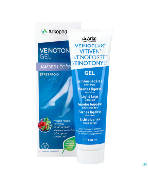 Veinotonyl gel jambes legeres effet froid   150ml