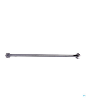 Barre murale chrome stries a/derapantes 81cm