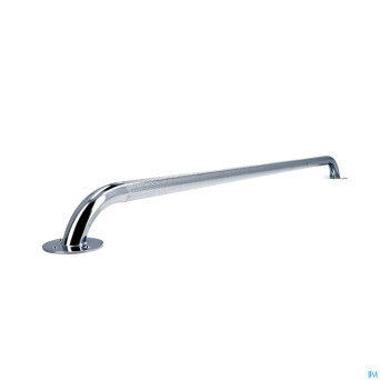 Barre murale chrome stries a/derapantes 81cm