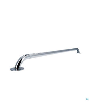 Barre murale chrome stries a/derapantes 81cm