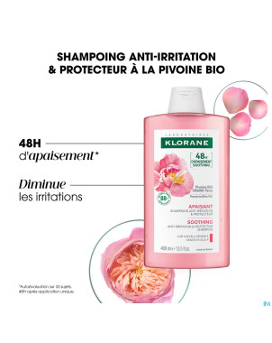 Klorane capil. sh pivoine bio 100ml