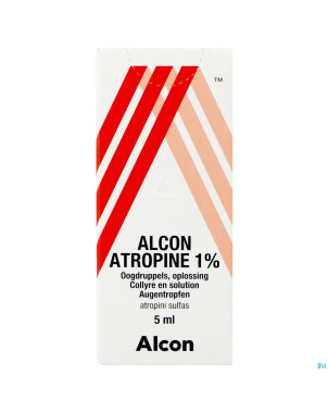 Alcon atropine 1% collyre sol  5ml