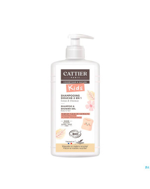 Cattier shampooing kids 2en1 fleur guimauve  500ml