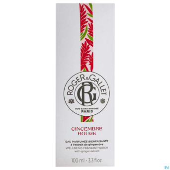 Roger&gallet gingembre rouge eau parfumee 100ml