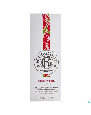 Roger&gallet gingembre rouge eau parfumee 100ml