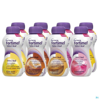 Fortimel extra 2 kcal mixed multipack 8x200ml