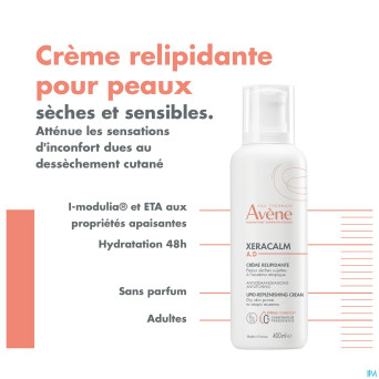 Avene xeracalm ad creme relipidante 400ml
