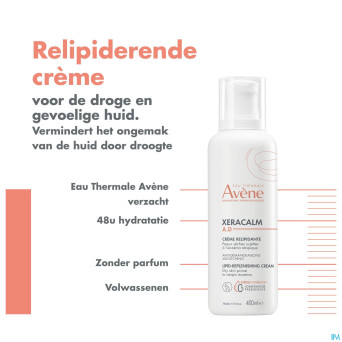 Avene xeracalm ad creme relipidante 400ml