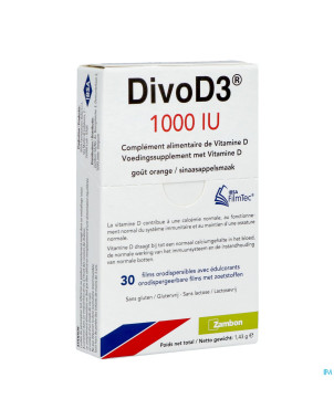 Divod3 1000ui    film orodisp 30