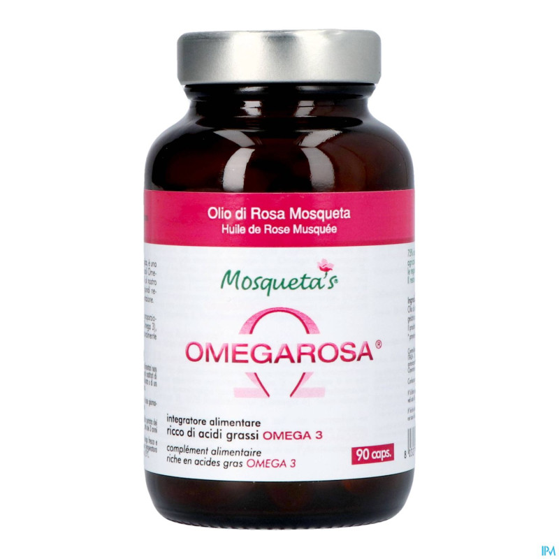 Mosquetas omegarosa huile rose musquee  fl caps 90