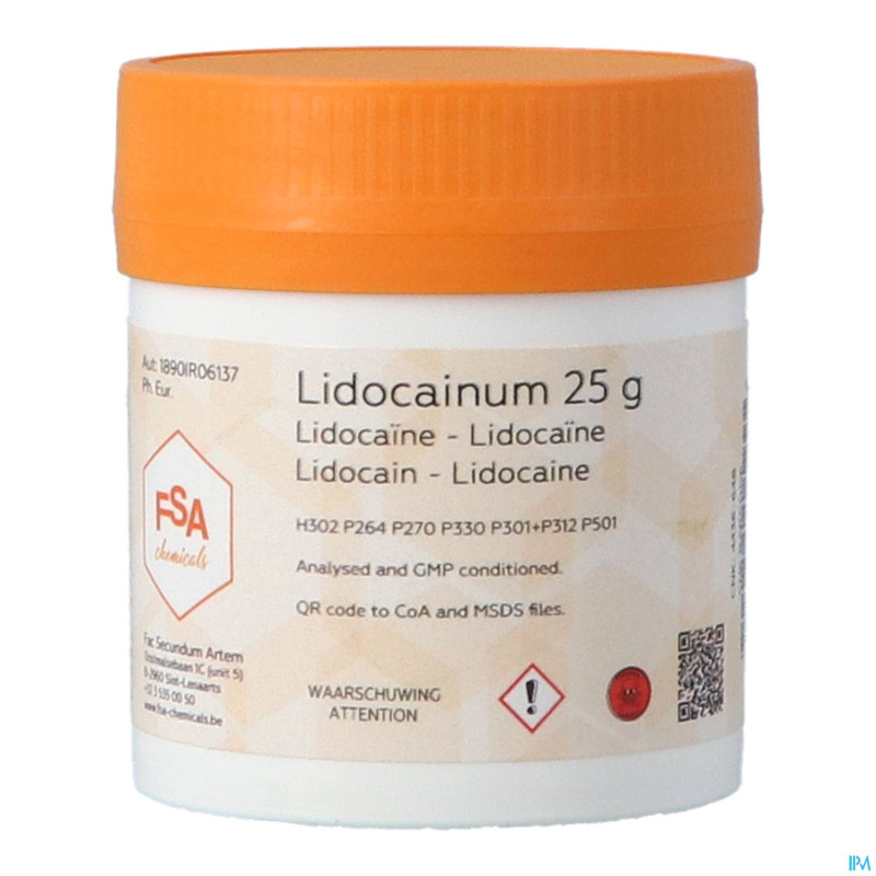 Lidocaine    25g magis