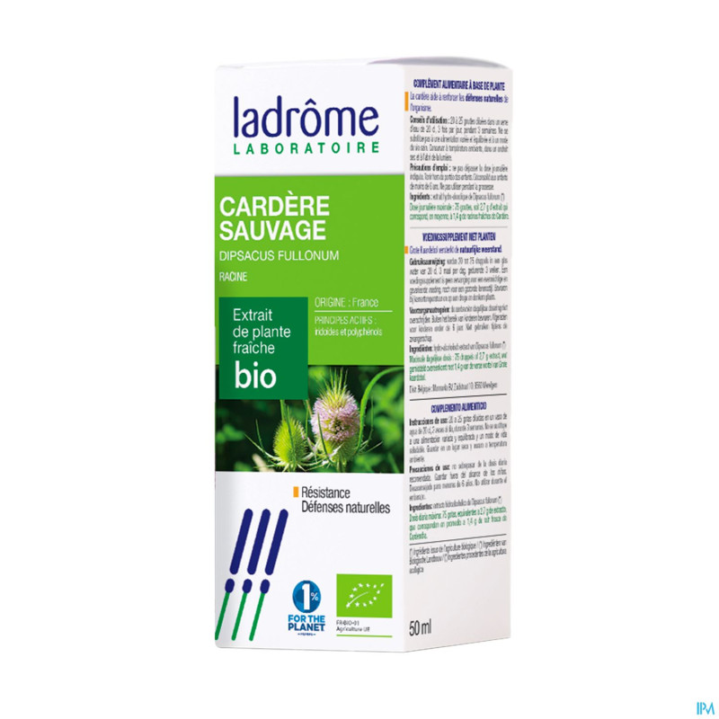 Ladrome cardere sauvages-dipsacus fullon.rac. 50ml