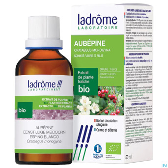 Ladrome crataegus monogyna/aubepine 50ml