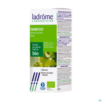 Ladrome ginkgo biloba/ginkgo 50ml