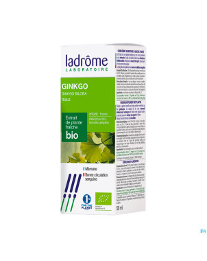Ladrome ginkgo biloba/ginkgo 50ml
