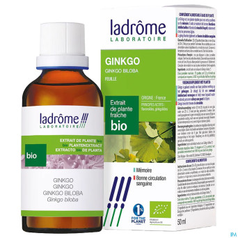 Ladrome ginkgo biloba/ginkgo 50ml