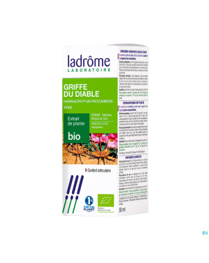 Ladrome harpagophytum procumbens/griffe diable50ml