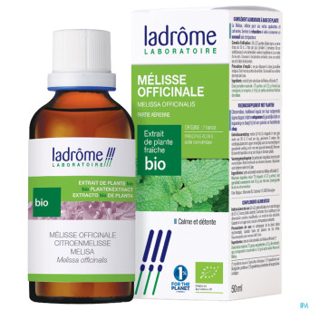Ladrome melissa officinalis/melisse 50ml