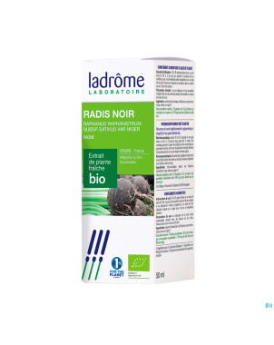Ladrome raphanus sativus var.niger/radis noir 50ml