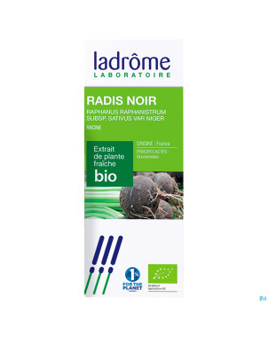 Ladrome raphanus sativus var.niger/radis noir 50ml