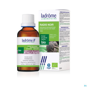 Ladrome raphanus sativus var.niger/radis noir 50ml