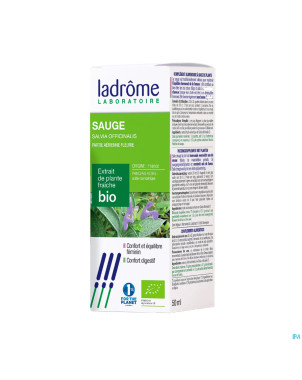 Ladrome salvia officinalis/sauge 50ml