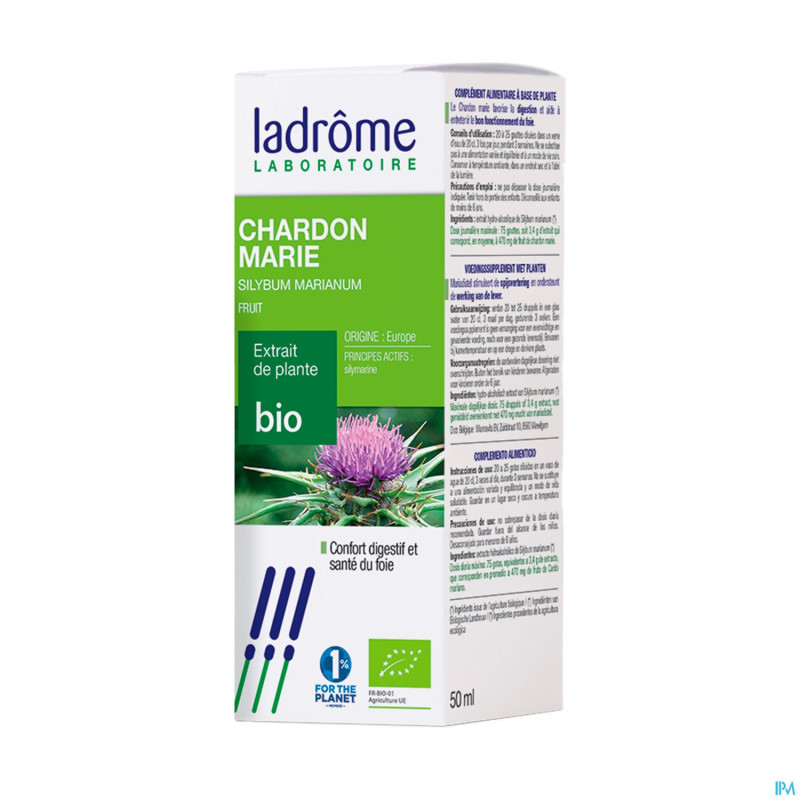 Ladrome silybum marianum/chardon marie 50ml
