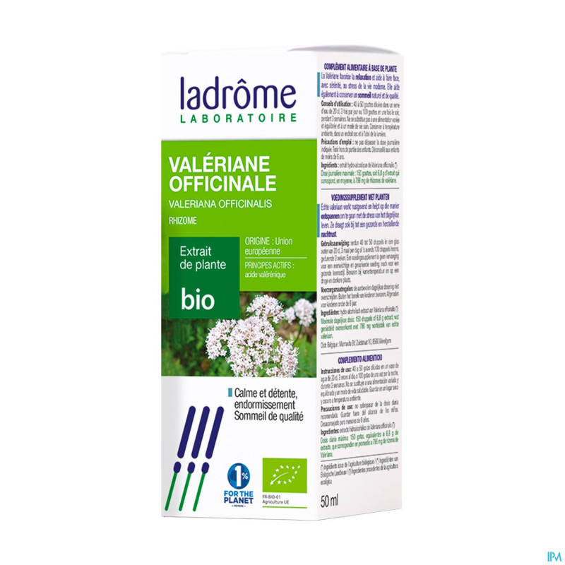 Ladrome valeriana officinalis/valeriane 50ml