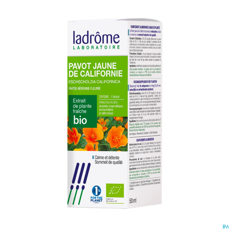 Ladrome escholtzia californica/pavot californ.50ml