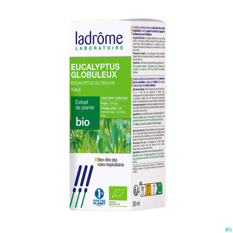 Ladrome eucalyptus globulus/eucalyptus 50ml