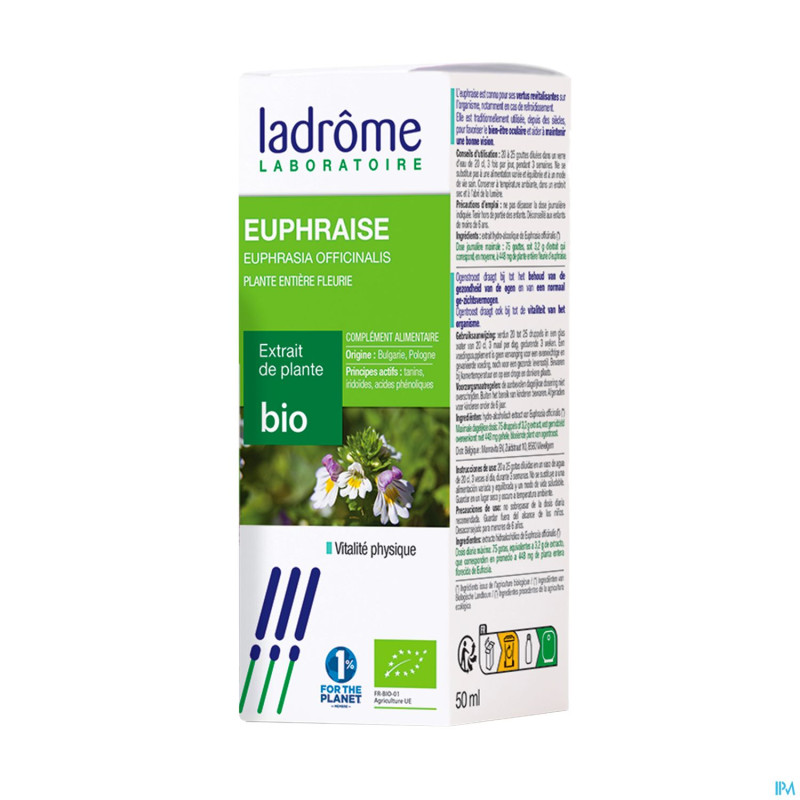 Ladrome euphrasia officinalis/euphraise 50ml