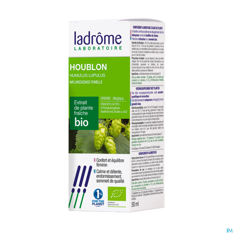 Ladrome humulus lupulus/houblon 50ml