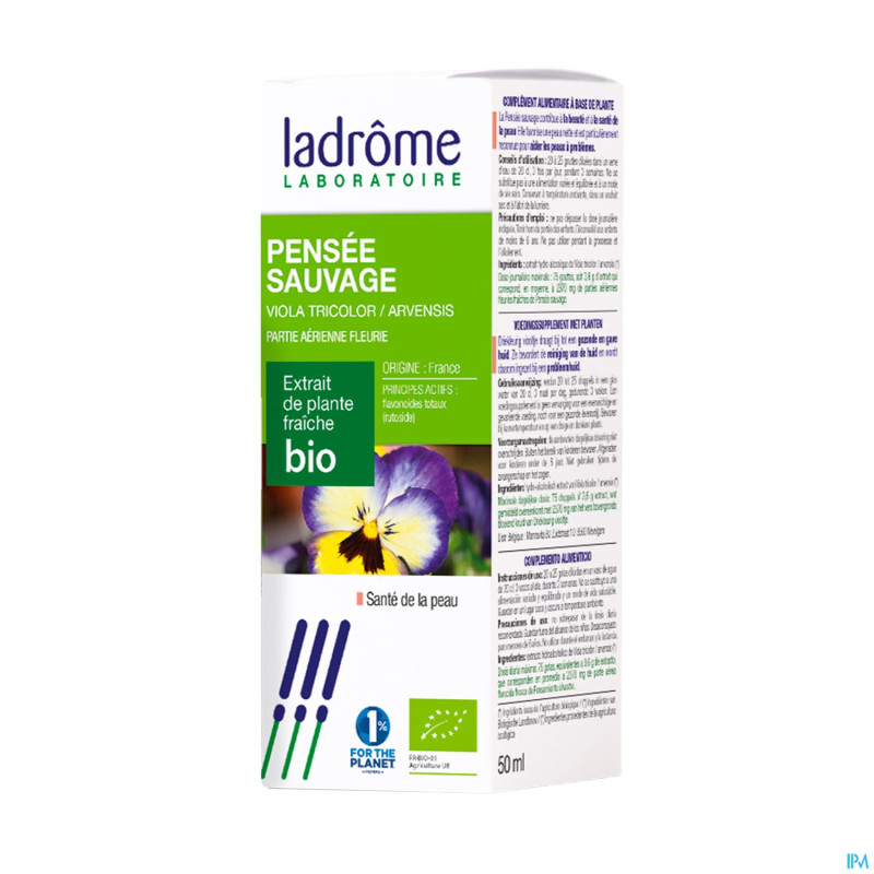 Ladrome viola triocolor/pensee sauvage 50ml