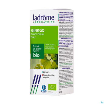 Ladrome ginkgo biloba/ginkgo 100ml