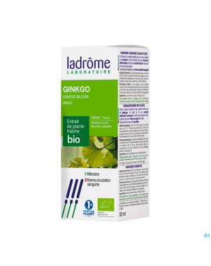 Ladrome ginkgo biloba/ginkgo 100ml