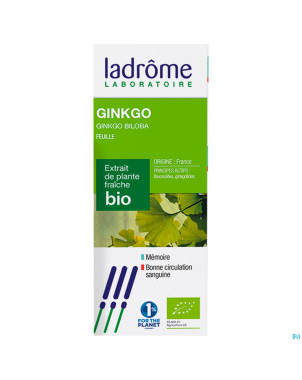 Ladrome ginkgo biloba/ginkgo 100ml