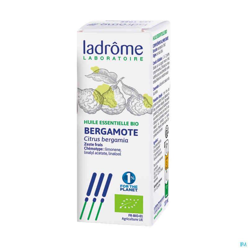 Ladrome citrus bergamia/bergamote 10ml
