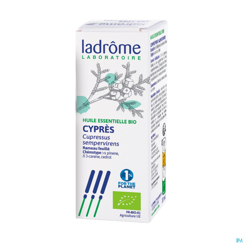 Ladrome cupressus sempervirens/cypres 10ml