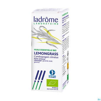 Ladrome cymbopogon citratus/lemongrass 10ml