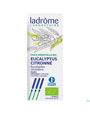 Ladrome eucalyptus citriodora/eucalyptus citr.10ml