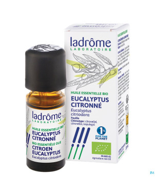 Ladrome eucalyptus citriodora/eucalyptus citr.10ml