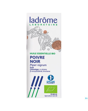Ladrome piper nigrum/poivre noir 10ml