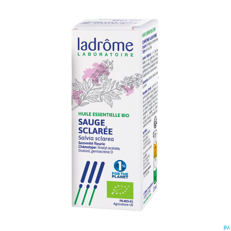 Ladrome salvia sclarea/sauge sclaree 10ml