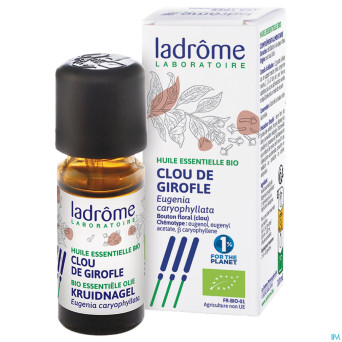 Ladrome syzygium aromaticum/clou girofle 10ml
