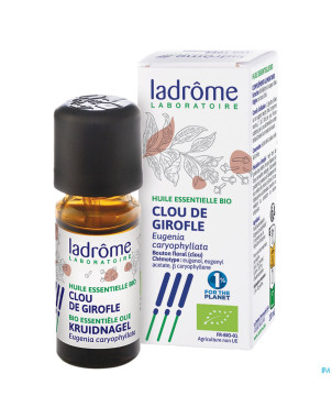 Ladrome syzygium aromaticum/clou girofle 10ml
