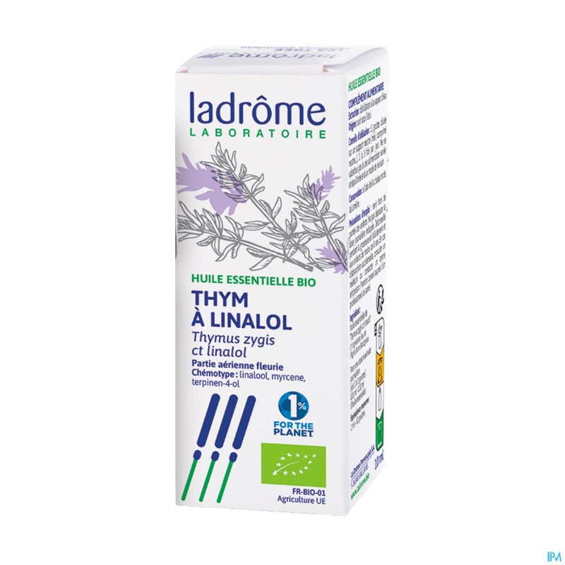 Ladrome thymus zygis ct linalol/thym linalol 10ml