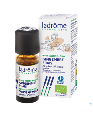 Ladrome zingiber officinalis/gingembre 10ml