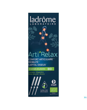 Ladrome arti'relax sirop 4 extraits plantes 100ml